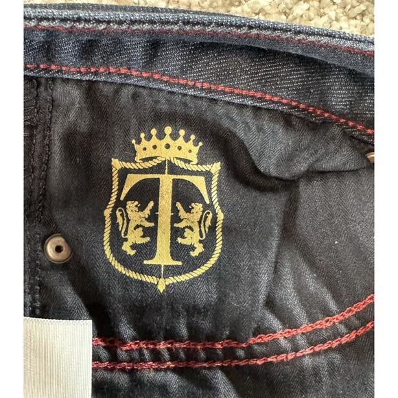 Talbots Signature Heritage Womens Curvy Slim Ankle Jeans Size 10/30 Dark Wash - Picture 6 of 8